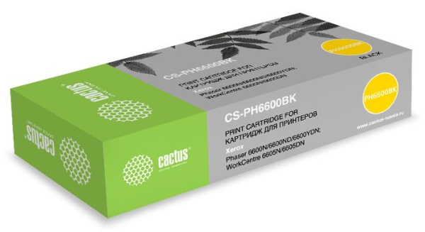 фото Картридж  Cactus CS-PH6600BK в Ростове-на-Дону