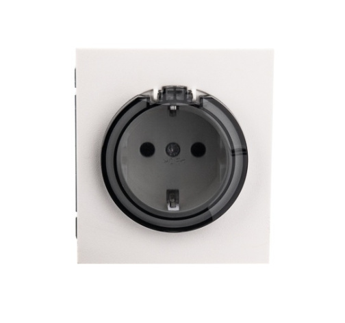 фото Розетка с заземлением  KRANZ KR-78-0702-4 в Омске