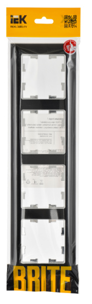 фото Рамка четверная  IEK BR-M42-12-2-K23 в Уфе