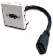 фото Вставка Lanmaster LAN-SIP-23HDMI-WH