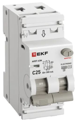 фото Автомат дифференциальный EKF D63N26E25C300 в Челябинске