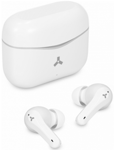 

Наушники беспроводные AccesStyle Tornado TWS Wireless White BT 5.1, до 10 м, Tornado TWS Wireless White
