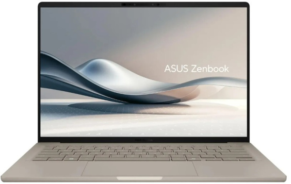 фото Ноутбук  ASUS Zenbook A14 UX3407QA-QD197W в Омске 14 ", Snapdragon, 16 Гб RAM, 512 Гб SSD, Adreno, Бежевый