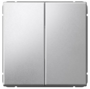 фото Выключатель двухклавишный Systeme Electric GAL000317S
