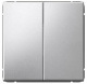 фото Выключатель двухклавишный  Systeme Electric GAL000317S в Санкт-Петербургe