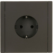 фото Розетка с заземлением IEK FP-R11-16-K03