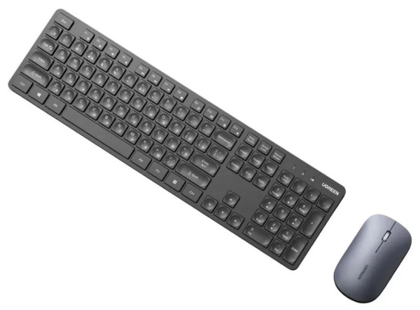 Изображение товара Беспроводной комплект клавиатуры и мыши UGreen MK004 с разрешением 4000 dpi