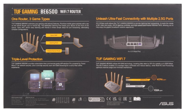 фото Роутер  ASUS TUF-BE6500 в Екатеринбурге