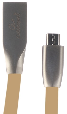 

Кабель интерфейсный USB 2.0 Cablexpert CC-G-mUSB01Gd-1M AM/microB, серия Gold, длина 1м, золотой, блистер, CC-G-mUSB01Gd-1M