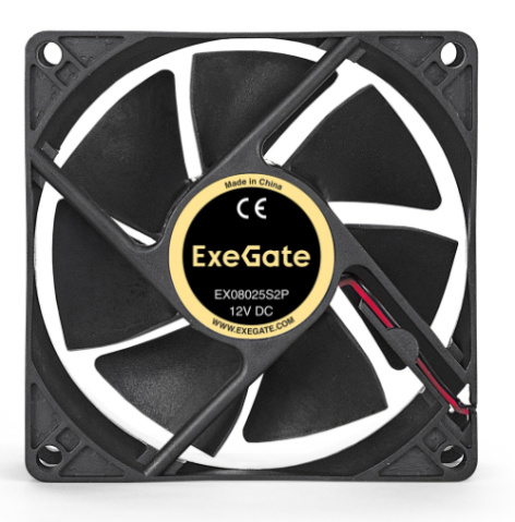 фото Вентилятор для корпуса Exegate EX08025S2P в Омске