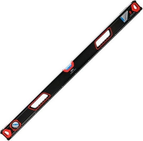 Изображение товара Строительный уровень Deli DL2901000K с зеркальным глазком и фрезеровкой 1000 мм