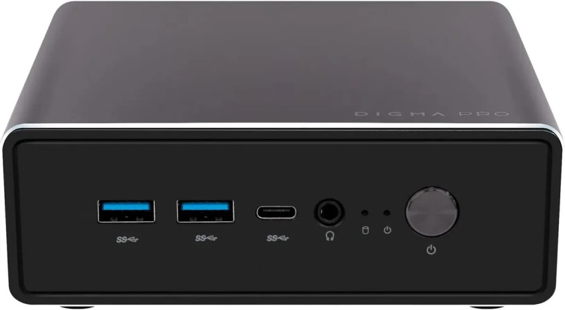 

Неттоп Digma Pro Minimax U1 DPP5-8CXW02 i5-1235U/8GB/256GB SSD/UHD Graphics/WiFi/BT/Win11Pro/темно-серый/черный, Pro Minimax U1