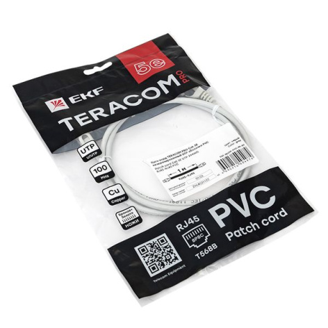 фото Кабель патч-корд  EKF TRP-5EUTP-PVC-1M-GY в Уфе