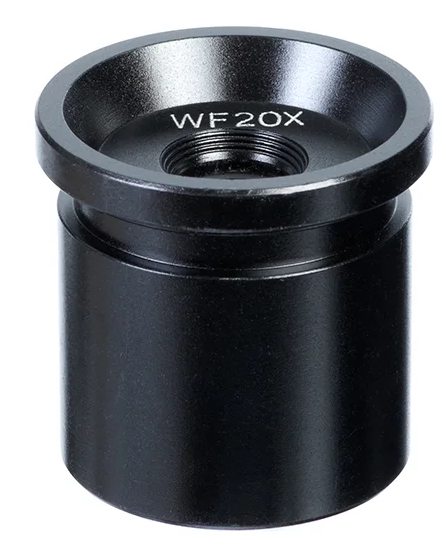 Изображение товара Окуляр WF20X для микроскопа 20 крат черный компактный легкий