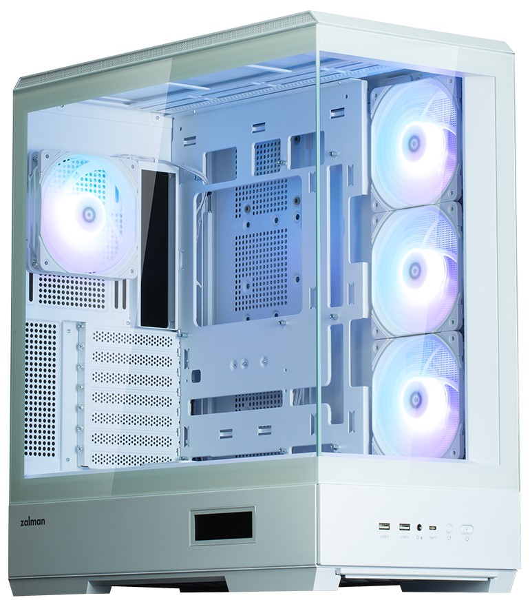 

Корпус ATX Zalman P50 DS WHITE белый, без БП, боковая и фронатльная панели из закаленного стекла, USB Type-C, 2*USB 3.0, HD Audio, P50 DS WHITE