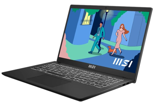 фото Ноутбук  MSI Modern 15 B7M-473XRU в Уфе 15.6 ", Ryzen 5, 16 Гб RAM, 1 Тб SSD, Radeon Graphics, Черный