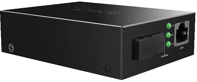 

Медиаконвертер Tenda TFC100B одномодовый, RJ-45x100 Мбит/с, SCx100 Мбит/с, TFC100B
