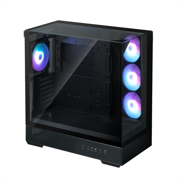 

Корпус ATX Zalman P40 Prism Plus Black без БП, боковая панель из закалённого стекла, 2*USB 3.0, USB Type-C, P40 Prism Plus Black