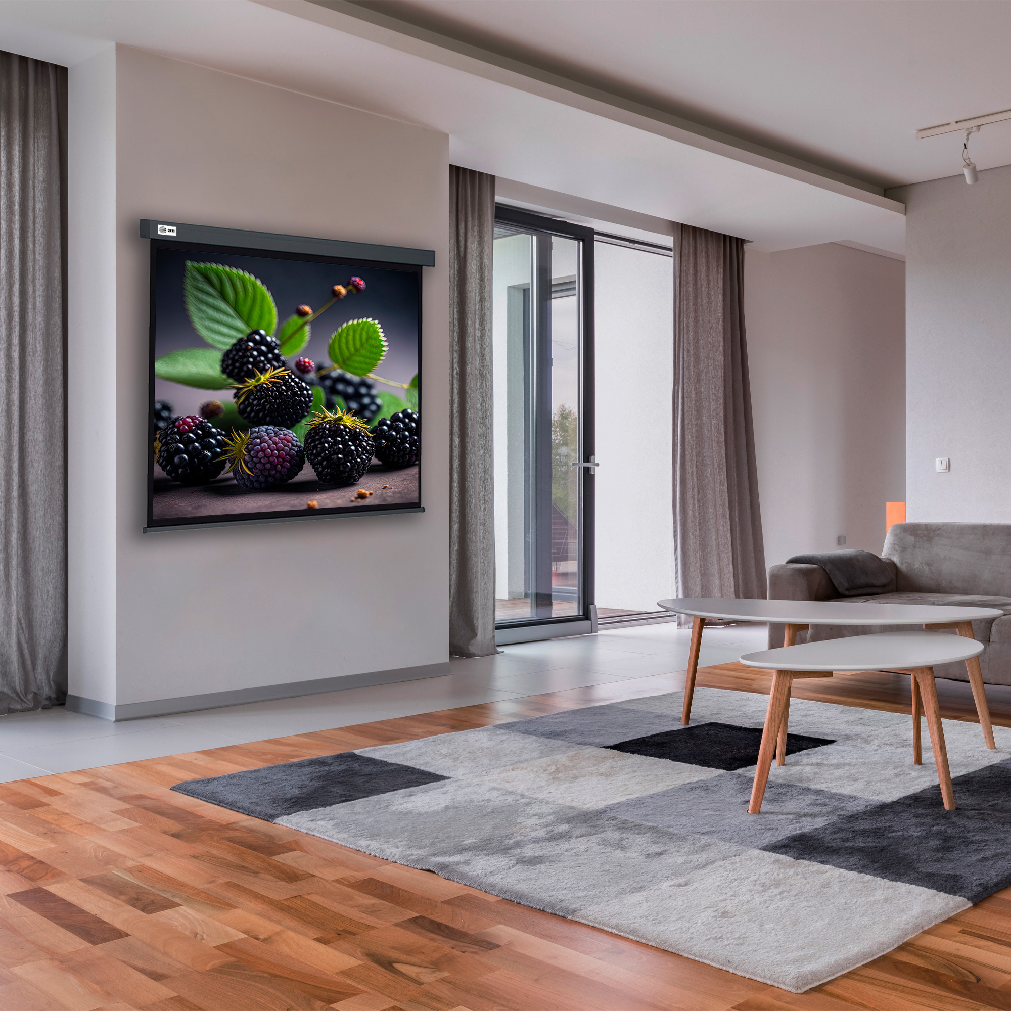 

Экран Cactus CS-PSW-127X127-SG 127x127см wallscreen 1:1 настенно-потолочный рулонный серый, CS-PSW-127X127-SG