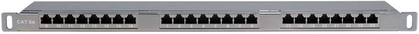 

Патч-панель 19", 24xRJ45, FTP, Кат. 5е Hyperline PPHD-19-24-8P8C-C5E-SH-110D 0.5U, Dual IDC, экранированная, PPHD-19-24-8P8C-C5E-SH-110D