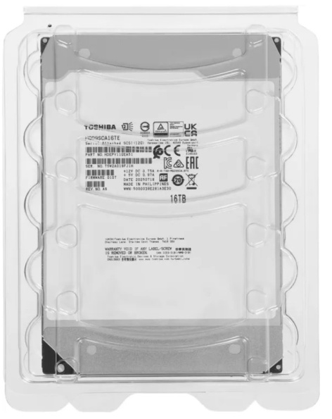 фото Жесткий диск 16TB SAS 12Gb/s Toshiba MG09SCA16TE в Уфе