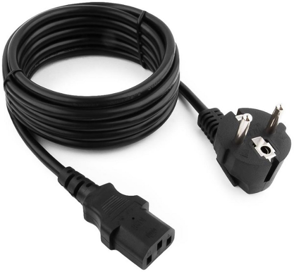 

Кабель питания Cablexpert PC-186-1.5-3M Schuko-C13, 3x1.5мм2, 10A, с заземлением, медь, 3м, черный, пак, PC-186-1.5-3M
