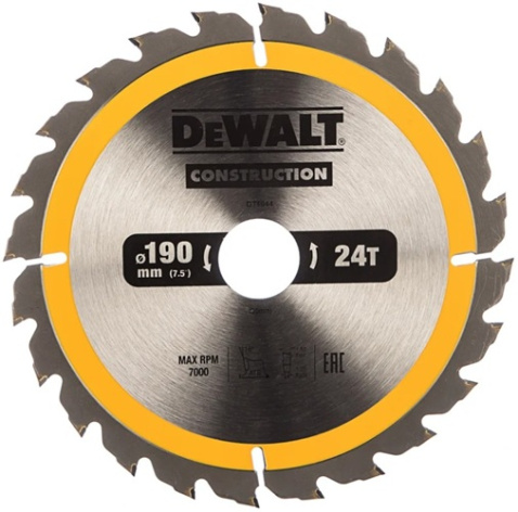 фото Диск пильный DeWALT DT1944