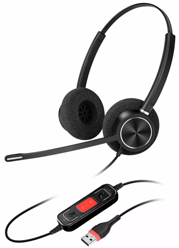 

Гарнитура VoiceXpert VXH-300DM проводная USB, VXH-300DM