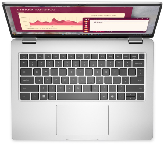 фото Ноутбук  Dell 14 Pro в Уфе 14 ", Core Ultra 5, 16 Гб RAM, 1 Тб SSD, Серебристый