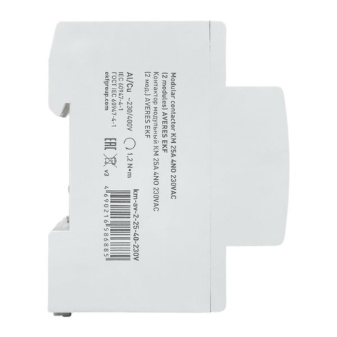 фото Контактор модульный EKF km-av-2-25-40-230V в Екатеринбурге