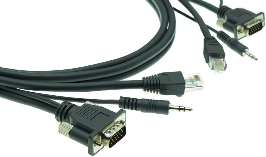 

Кабель интерфейсный VGA-VGA Kramer C-GMAC/GMAC-3 92-2212003 VGA (Вилка) + аудио + RJ-45 на VGA (Вилка) + аудио + RJ-45, 0,9м., C-GMAC/GMAC-3