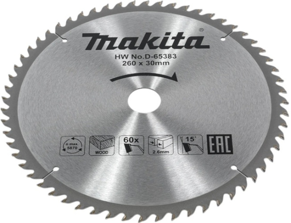 фото Диск пильный Makita D-65383