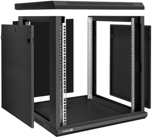 фото Шкаф настенный 19", 12U Exegate EC-WM-12U.600.G.BLACK в Омске