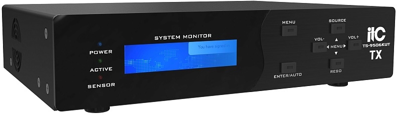 

Контроллер ITC TS-9506KUT Передатчик HDBaseT, KVM+HD Video 19201080 @60Hz:150m; 38402160 @30Hz:90m, шт, TS-9506KUT