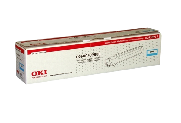 

Картридж OKI 42918915 Голубой для C9600, 42918915
