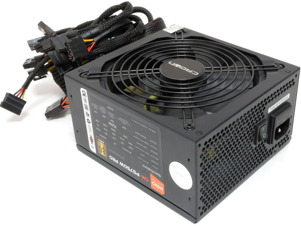 фото Блок питания ATX Crown CM-PS750W PRO в Екатеринбурге