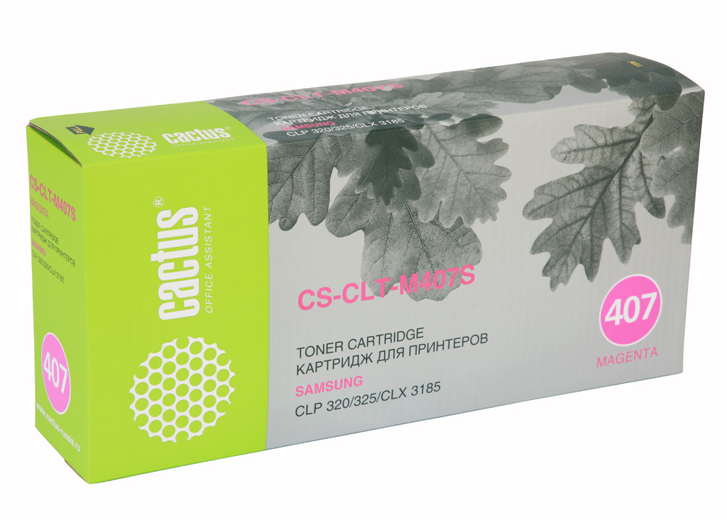 

Картридж Cactus CS-CLT-M407S для принтеров Samsung CLP-325/CLX-3185, magenta, CS-CLT-M407S