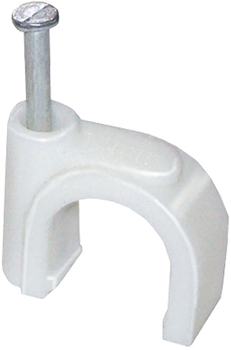 

Скоба IEK USK11-09-100 9мм круглая пластиковая (100шт), USK11-09-100