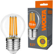фото Лампа WOLTA WF-G45-15W3KE27