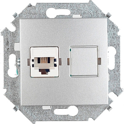 Изображение товара Simon 1591480-033 Внутреннее электроустановочное изделие с одним разъемом