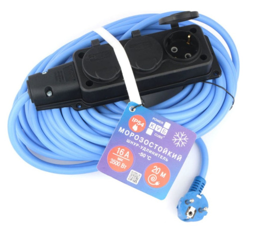 фото Удлинитель  Power Cube PC-3GF-R-20(IP) в Перми