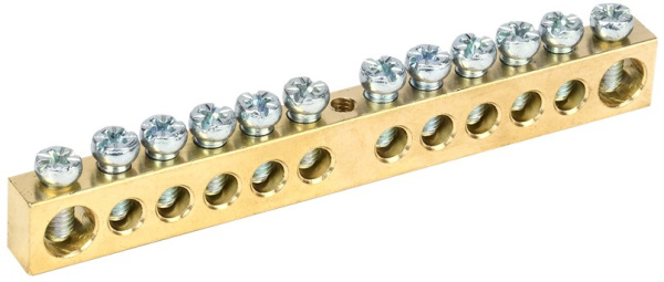 Изображение товара Шина PEN "земля-ноль" IEK PEN 8х12мм 12/1