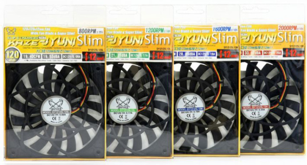 фото Вентилятор для корпуса Scythe SY1212SL12H