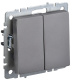 фото Переключатель двухклавишный  IEK BR-V22-0-10-K46 в Уфе