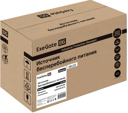 фото Источник бесперебойного питания  Exegate Smart LB-400.LCD.AVR.4C13 в Санкт-Петербургe