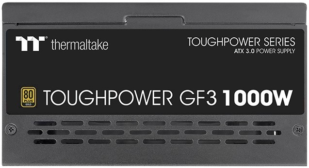 

Блок питания ATX Thermaltake Toughpower GF3 PS-TPD-1000FNFAGE-4 1000W, Active PFC, 80 Plus Gold, 135mm fan, full modular (ATX 12V 3.0), Toughpower GF3