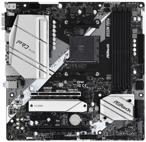 фото Материнская плата mATX ASRock B550M PRO4 (УЦЕНЕННЫЙ) в Екатеринбурге