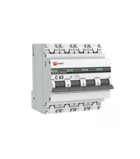 фото Автоматический выключатель  EKF mcb4763-4-63C-pro в Омске