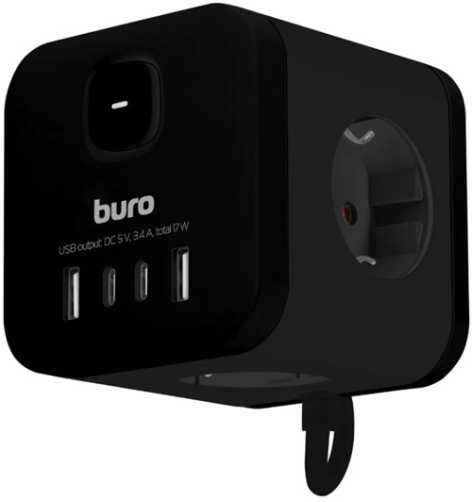 фото Удлинитель сетевой Buro BU-PC3.1UС-B в Волгограде
