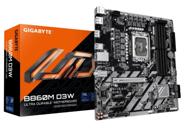 фото Материнская плата mATX GIGABYTE B860M D3W